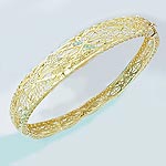 Womens 9ct. Fancy Bangle