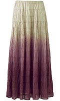 Womens Dip Dye Skirt