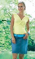 Womens Knot front Top