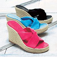 Womens Knot Vamp Mules