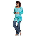 Womens Maternity Belted Tunic