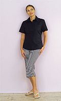 Womens Pack of 2 Gingham Crop Trousers
