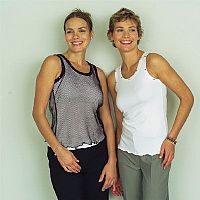 Womens Pack of 2 Mesh Tops