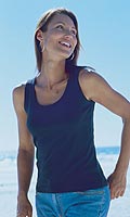 Womens Pack of 3 Vest T-Shirts