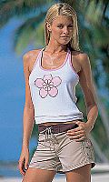 Womens Pink & White top