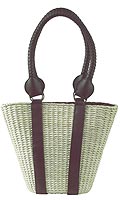 Womens Plaited Straw Bag