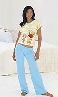 Womens Pooh Pyjamas