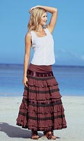 Womens Ribbon Skirt
