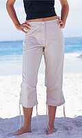 Womens Ruched Crop Trousers