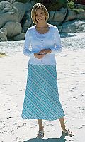 Womens Stripe Skirt