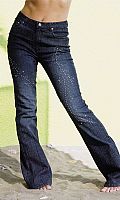 Womens Studded Jeans