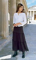 Womens Tiered Skirt