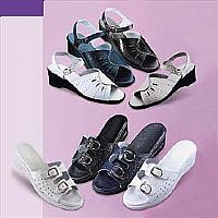 womens wedge mules uk