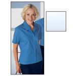Womens White Short Sleeved Business Blouse - Size 14