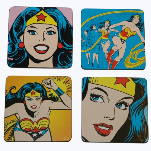 Unbranded Wonder Woman Coaster Set