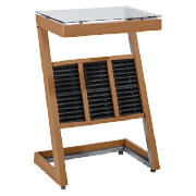 Unbranded Wood effect 1 shelf Hi-Fi Unit