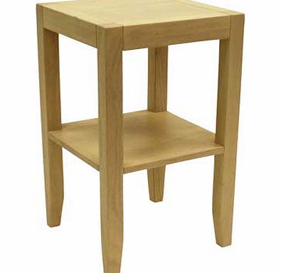 Unbranded Wood Veneer End/Telephone Table - Natural Effect