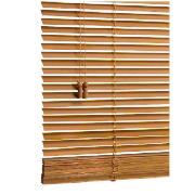 Unbranded Wood Venetian Blind, Oak Effect 60cm