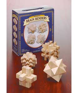 Wooden Brain Benders - Pack of 4