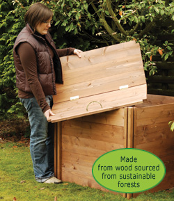 Unbranded Wooden Compost Bin Lid