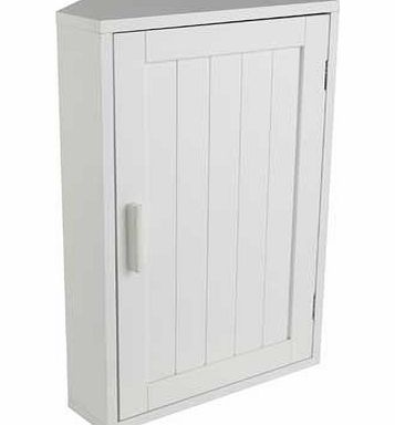Unbranded Wooden Corner Bathroom Cabinet - White