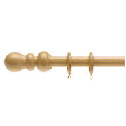 This classic Curtain pole comes in an natural design and is made from 100 wood.  A natural addition 