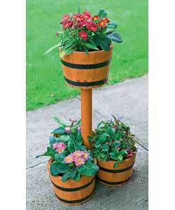 Unbranded Wooden Flowerpots