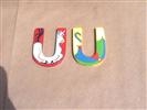 Unbranded Wooden letter U: As Seen