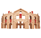 Wooden Roman Colosseum