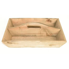 Wooden Seed Tray with Divider