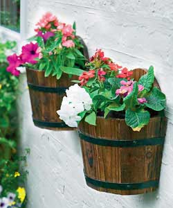 Wooden Wall Planter
