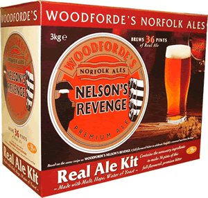 Unbranded WOODFORDES NELSONS REVENGE STRONG BITTER 3KG 36PT