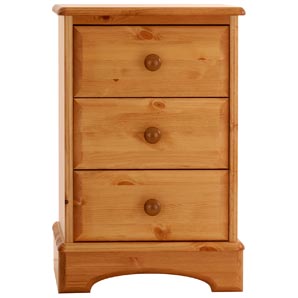 Woodleigh Three-Drawer Bedside Chest