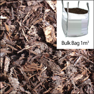Unbranded Woodmulch - 1 Cubic Metre Bulk Bag