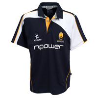 Unbranded Worcester Warriors 2008/09 Home Rugby Jersey.
