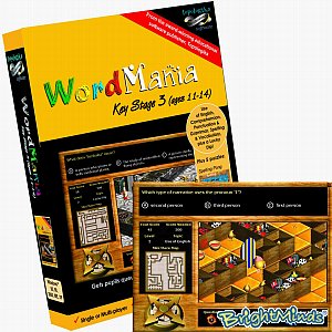 Word Mania focuses on literacy multiple choice questions! - Subjects include spelling, punctuation,