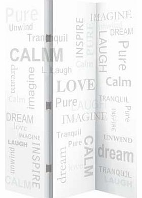 Words Single Sided Screen