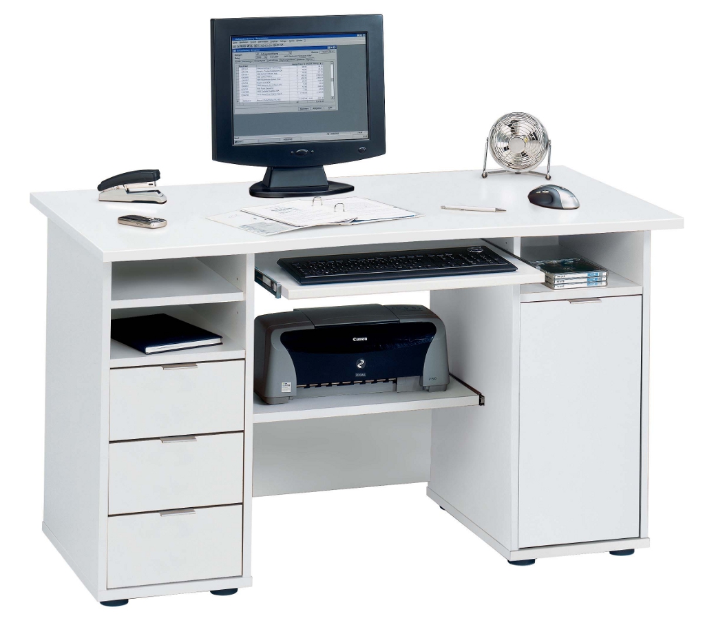 Unbranded Workline 220 computer desk in white