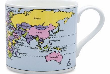 Unbranded World Map Mug 4564CX