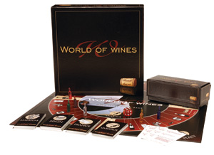 Unbranded World of Wines Trivia Board Game