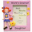 Worlds Greatest Daughter Photo Frame