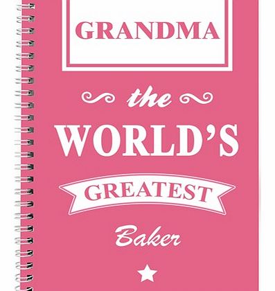 Worlds Greatest Grandma Pink Personalised A5 Notebook Item takes  5 working days   to make, before it can be sent out for delivery . You can personalise the top with up to 12 characters (which will be in capital letters) as well as add a further line