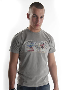 Unbranded Wranglerandreg; Dollar Bill T-Shirt - Grey