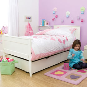 Unbranded Wrenbury Bed - White