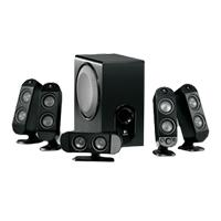 Plug the Logitech X-530 into your PC, music player, DVD player, or even your PlayStation or Xbox gam