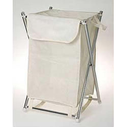 Stylish and functional laundry hamper Lightweigt Folds for easy storage. Standard delivery charge of