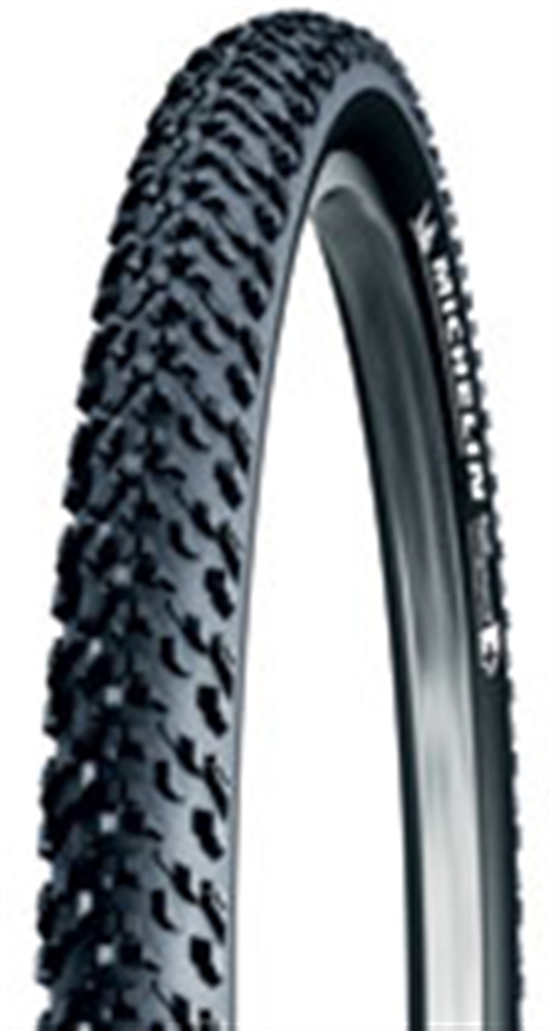 Excellent grip and precise steering. Light weight means low rolling resistance. The Michelin XCR