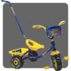 Painted tricycle with 834 wheel, adjustable saddle and handlebar, rear tipper, adjustabledetachable