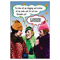 Unbranded Xmas Card - Done my shopping