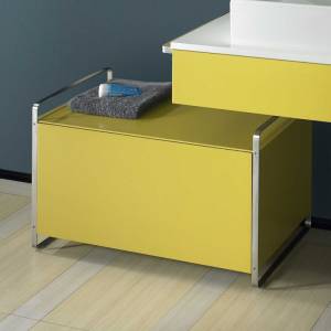 Unbranded Yellow Bathroom Furniture Floor Standing Base